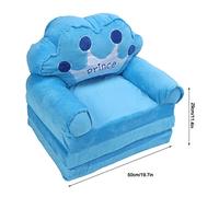 Canapé Enfant Pliable, Fauteuil Bébé Deux Couches en Velours, Confortable et Doux, Design Princesse - Sécurité avec Fermeture Éclair Enfant, Idéal Chambre et Détente (3 Niveaux)