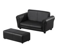Canapé et pouf design contemporain pour enfants à partir de 3 ans noir neuf 05BK