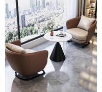 Canapé Et Table Basse, Simple Light Luxury Single Sofa Chair, Balcon Leisure Sales Office Reception Meeting Guests Negotiation Chair Set E