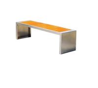 Canapé extérieur chaise de parc banc extérieur cour banc en bois anticorrosion en acier inoxydable loisirs extérieur carré commun chaise publique canapé de parc extérieur (couleur : A 180 cm)