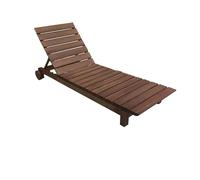 Canapé extérieur extérieur en bois massif lit de salon pittoresque piscine bord de mer hôtel écran solaire imperméable jardin intérieur vacances à la plage chaise de salon en plein air canapé de parc