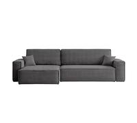 Canapé Farah d'angle Max réversible et Convertible 5 Places en Velours côtelé