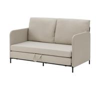 Canapé Fauteuil 2 Places Convertible 78 x 125 x 67 cm Beige 03_0009126