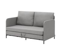 Canapé Fauteuil 2 Places Convertible 78 x 125 x 67 cm Gris Clair 03_0009127