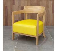 Canapé-Fauteuil Confortable, Tables de Salle à Manger, chaises et Ensembles de canapés, Pieds en Bois Massif et revêtement en Cuir, idéal for Les cafés, Les boutiques(Green,70cm)