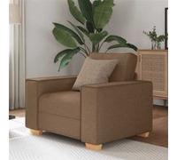 Canapé Fauteuil Marron 60 cm Tissu Marron G