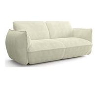 Canapé fi e 3 places SOFFIO Tissu Creme 220 98 83 cm