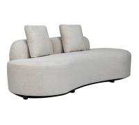 Canapé fixe - 4 places - SOPHIE - Tissu Beige - 232 x 94 x 70 cm