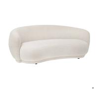 Canapé fixe Nesky 2 places 192x99cm blanc - Atmosphera createur d'interieur