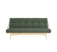 Canapé Folk Karup Design avec Matelas 5 Couches 756 Vert olive/Brut