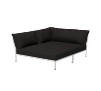 Canapé gauche Level 2 Cozy structure blanc atténué powder-coated aluminum frame