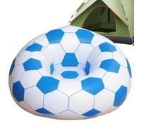 Canapé Gonflable à Thème Football - Canapé à Gonflage Rapide sur le Thème du Football Soccer,Pouf Gonflable | Pour Salon Repos Et Détente Farniente Piscine Jardin Terrain De Camping Et Plein Air
