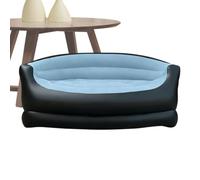 Canapé gonflable avec accoudoirs et structure renforcée, pliable, mobilier gonflable pour extérieur et intérieur, pour salon, chambre, extérieur, camping, voyage, plage, jardin, cour, terrasse