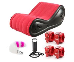 Canapé gonflable Buse à air double couche pour un gonflage rapide et une couverture hermétique sans fuite,Sofa8