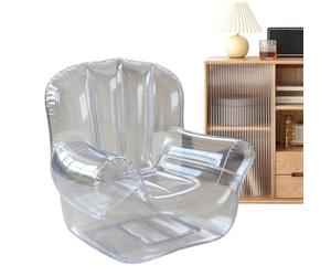 Canapé gonflable d'extérieur - Chaise gonflable | Canapé gonflable transparent | Canapé confortable et transparent pour piscine, pelouse, balcon, jardin, chambre à coucher, camping, voyage, extérieur