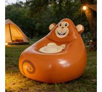 Canapé Gonflable en Forme d'animal - Siège Gonflable Portable pour, Motif de Personnages Amusants, matériau en PVC léger, Chaise remplie d'air | Meubles de Salon pour Le Camping, la Plage, Les