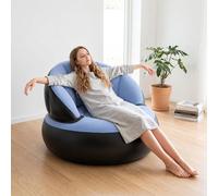 Canapé gonflable en forme de coquillage, chaise gonflable facile à nettoyer, empêche les fuites d'air, PVC floqué pour camping, jeux, pause déjeuner, fête dans le jardin, profiter d'un bain de soleil