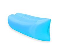 Canapé Gonflable Extérieur Paresseux, Volets Gonflables, Idéal pour La Plage, Piscine, Camping, Parc, Arrière - Cour, Pique - Nique (#蓝色, 650g)