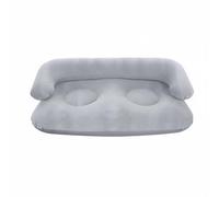 Canapé Gonflable Sofa Gonflable Fauteuil Lit Pneumatique Mobilier de Loisirs en PVC avec Grand Espace d'Assise et Transport Aisé Adapté au Salon, Gris Clair, Size to 11