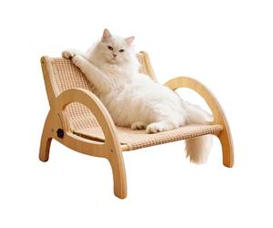 Canapé Grattoir pour Chat,Chaise Longue Réglable en Sisal,Reposoir Lit Et Canapé | pour Animaux De Compagnie Affûtage des Ongles Sommeil Intérieur Protection Tapis