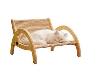 Canapé Griffoir pour Chat - Chaise Longue Réglable en Sisal | Reposoir Lit Et Canapé | pour Animaux De Compagnie Affûtage des Ongles Sommeil Intérieur Protection Tapis