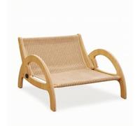Canapé Griffoir pour Chat Divan Lit Fauteuil Repose en Contreplaqué et Sisal avec Dossier Réglable à Côté Ouvert et, Style to 2