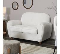 Scott Sports Canapé Club 2 places côtelé 137 cm Beige