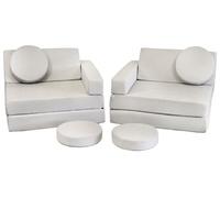 Canapé junior en mousse gris