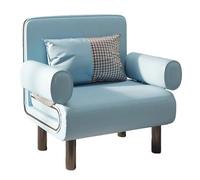 Canapé Lit 1 Places Convertible Cadre en Acier Épais s'adapte aux Courbes du Corps Fauteuil Convertible Lit Une Place Tissu Technique Convient aux Invités(D)