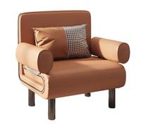 Canapé Lit 1 Places Convertible Cadre en Acier Épais s'adapte aux Courbes du Corps Fauteuil Convertible Lit Une Place Tissu Technique Convient aux Invités(A)