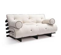 Canapé lit 180x200 - Slim Basic Kedro Black - Pascall Futon Lin