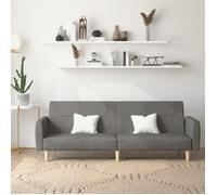 Canapé-lit 2 places - ESTINK - ST5670 - Gris foncé - Tissu 100% polyester - Convertible