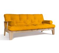 Canapé lit 200 cm - Sakura - Pascall Futon Jaune