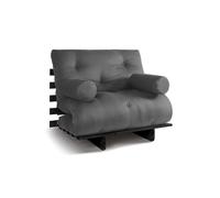 Canapé lit 90x200 - Slim Exclusive Black - Pascall Futon Gris
