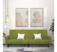 Canapé-lit à 2 Places Lit de Jour Invité Salon Salle de Séjour Velours vidaXL