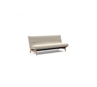 Canapé Lit ASLAK 120 Nordic Cover Soft Spring tissu 539 Bouclé Beige