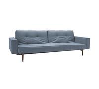 Canapé-lit avec accoudoirs Splitback Styletto frame black steel