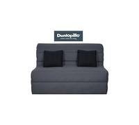 Canapé lit Caly BZ 140 mousse 28 kg couette grise