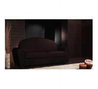 Canapé lit CLUB DELUXE convertible EXPRESS 120 cm cuir chocolat matelas 16 cm