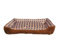 Canapé-lit Confortable 90x70x20cm Taille XL pour Chien Marron