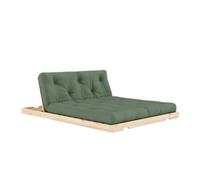 Canapé-lit convertible 140x200 Brut/756 Vert olive