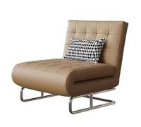 Canapé-lit convertible avec dossier et oreiller réglables, chaise longue multi-positions pour petits espaces et bureau à domicile, idéal pour futon