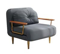 Canapé-lit convertible avec dossier réglable à 6 positions, housse en velours amovible et lavable, design pliable pour salon, appartement, bureau