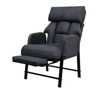Canapé Lit Convertible avec Repose-Pieds Fauteuil Convertible Lit avec Dossier Réglable en 5 Positions Fauteuil Convertible pour Le Travail, Le Repos(Gray)