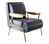 Canapé Lit Convertible Compact Chaise Lit Pliable 6 Positions Structure Acier & Pieds Surélevés pour Nettoyage Fauteuil Transformable Capacité de Charge 300 kg(Blue 01,26.77in/68cm)