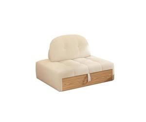 Canapé-lit convertible, fauteuil pliable pour petits espaces, canapé extractible, lit d'appoint paresseux pour le salon, design compact (85 x 110 x 80 cm)