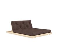 Canapé-lit Convertible Karup 140x200 Brut/715 Marron