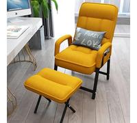 Canapé-lit convertible pliable avec chaise de sol pour chambre à coucher, salon, chaise de salon confortable, jaune
