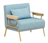 Canapé-lit convertible, tissu nordique de luxe, pliable, avec dossier réglable à 6 niveaux, lit de sieste multifonctionnel pour salon, bureau, chambre à coucher