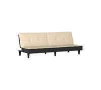 Canapé-lit crème tissu